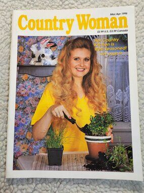 Country Woman Magazine Mar Apr 1996 Home Cooking Recipes Crafts Vintage